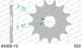 Pignone AFAM 64305-13 passo 520 HUSQVARNA TC 250 2009  -2013